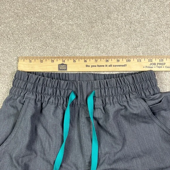 FIGS Technical Collection Scrubs Set Women XXS Top S Pants Graphite Grey Heather - Picture 13 of 15